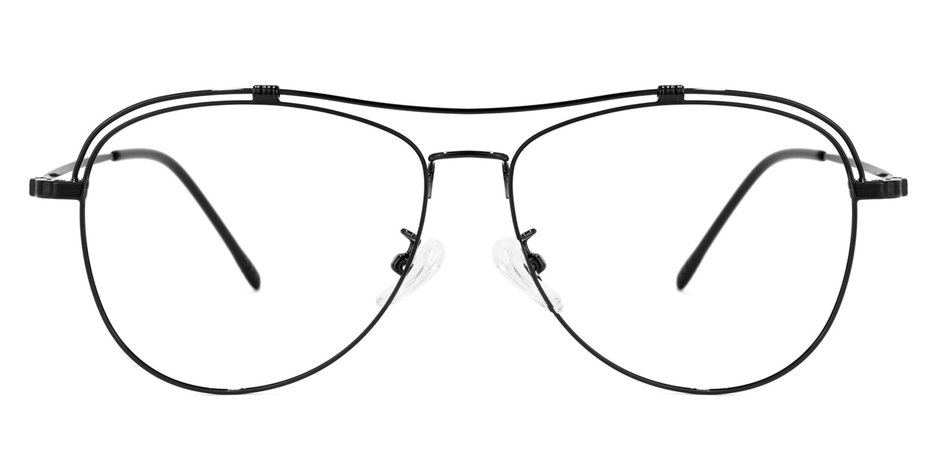 Terica Aviator Black Glasses | Zeelool Glasses0