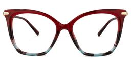 Lamar Butterfly Red Glasses1