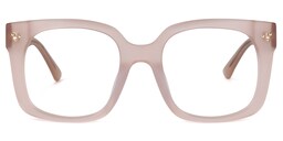 Paisley Square Pink Glasses0