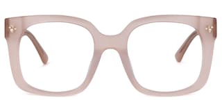 Paisley Square Pink Glasses0