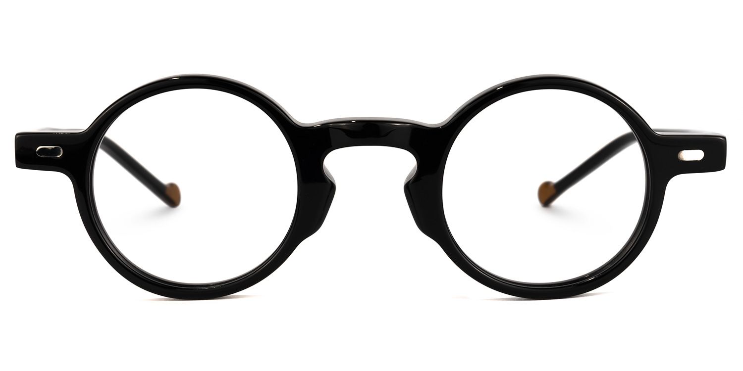 Danielle Round Black Glasses | Zeelool Glasses0