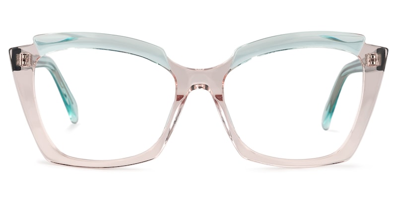Benesa Browline Champagne Glasses | Zeelool Glasses0