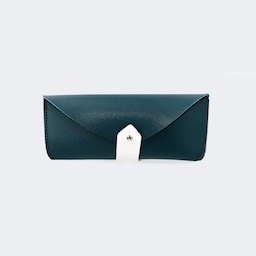 Simple Stylish Dark-Blue Leather Box0