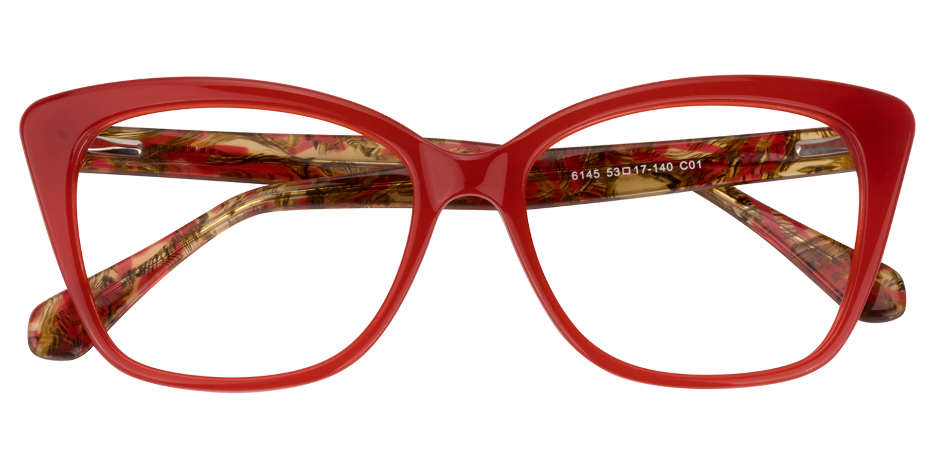 Square Red Glasses | Zeelool Glasses1