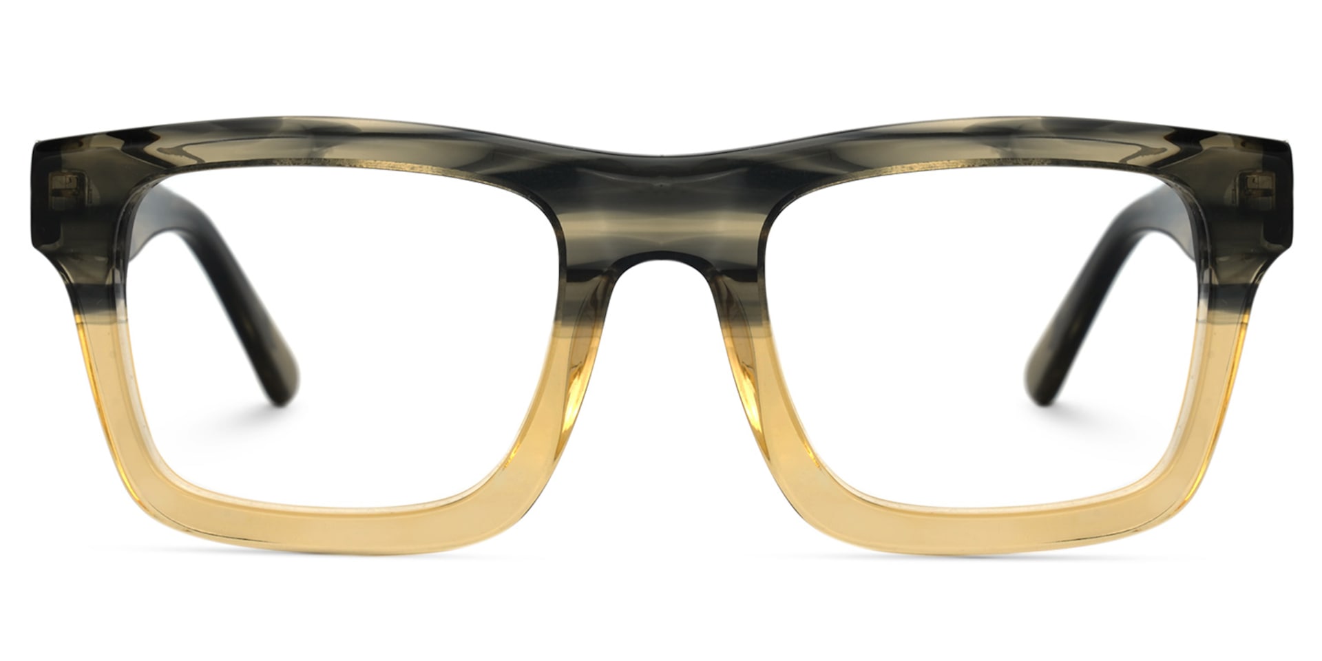 Rectangle Brown Glasses | Zeelool Eyeglass Frame Online0