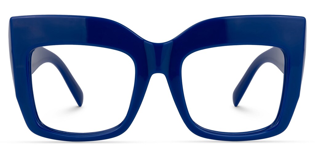 Alberta Cat Eye Blue Glasses