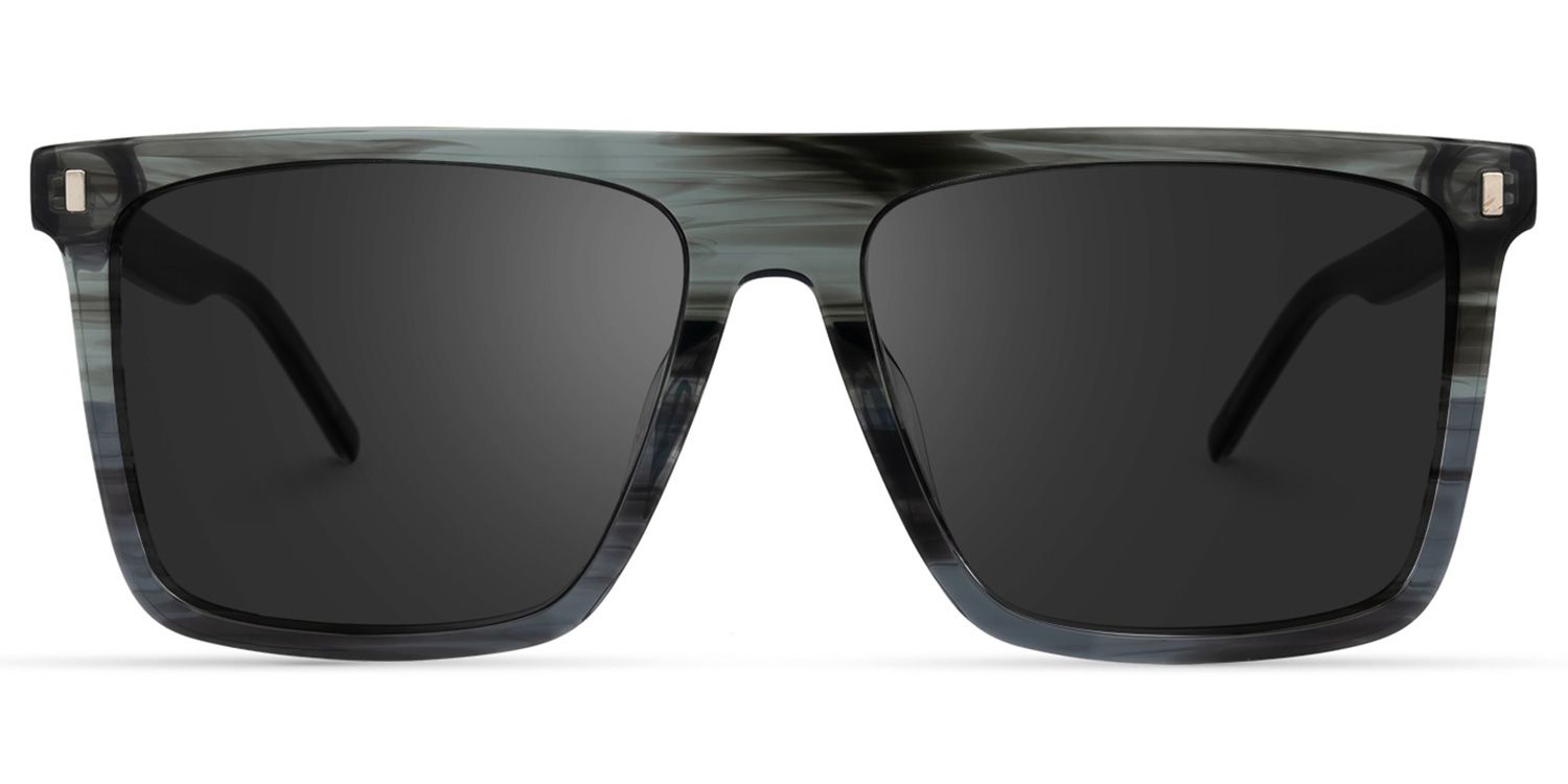 Kenya Square Gray Sunglasses | Zeelool Glasses0