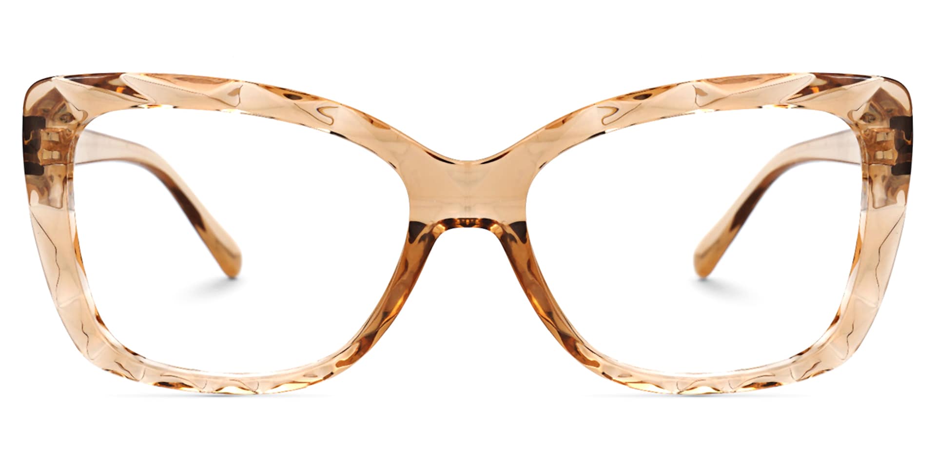 Wendell Cateye Champagne Glasses | Zeelool Glasses0
