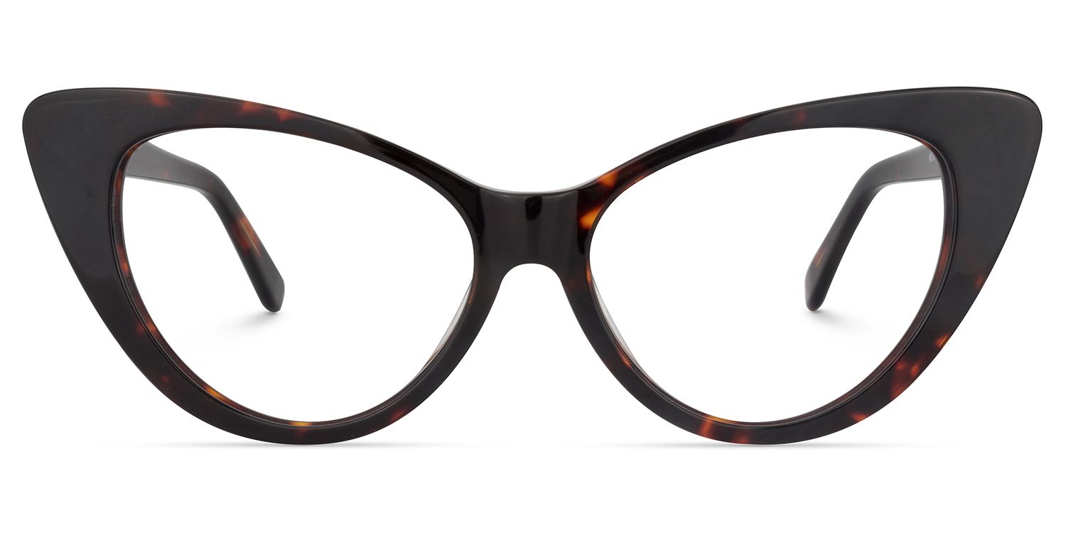 Alastair Cat eye Red Tortoise Glasses | Zeelool Glasses0