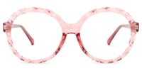 Lila Round Pink Glasses0