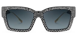 Drayton Square Black Sunglasses0