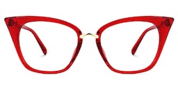 Chandrikar Cat Eye Red Glasses0