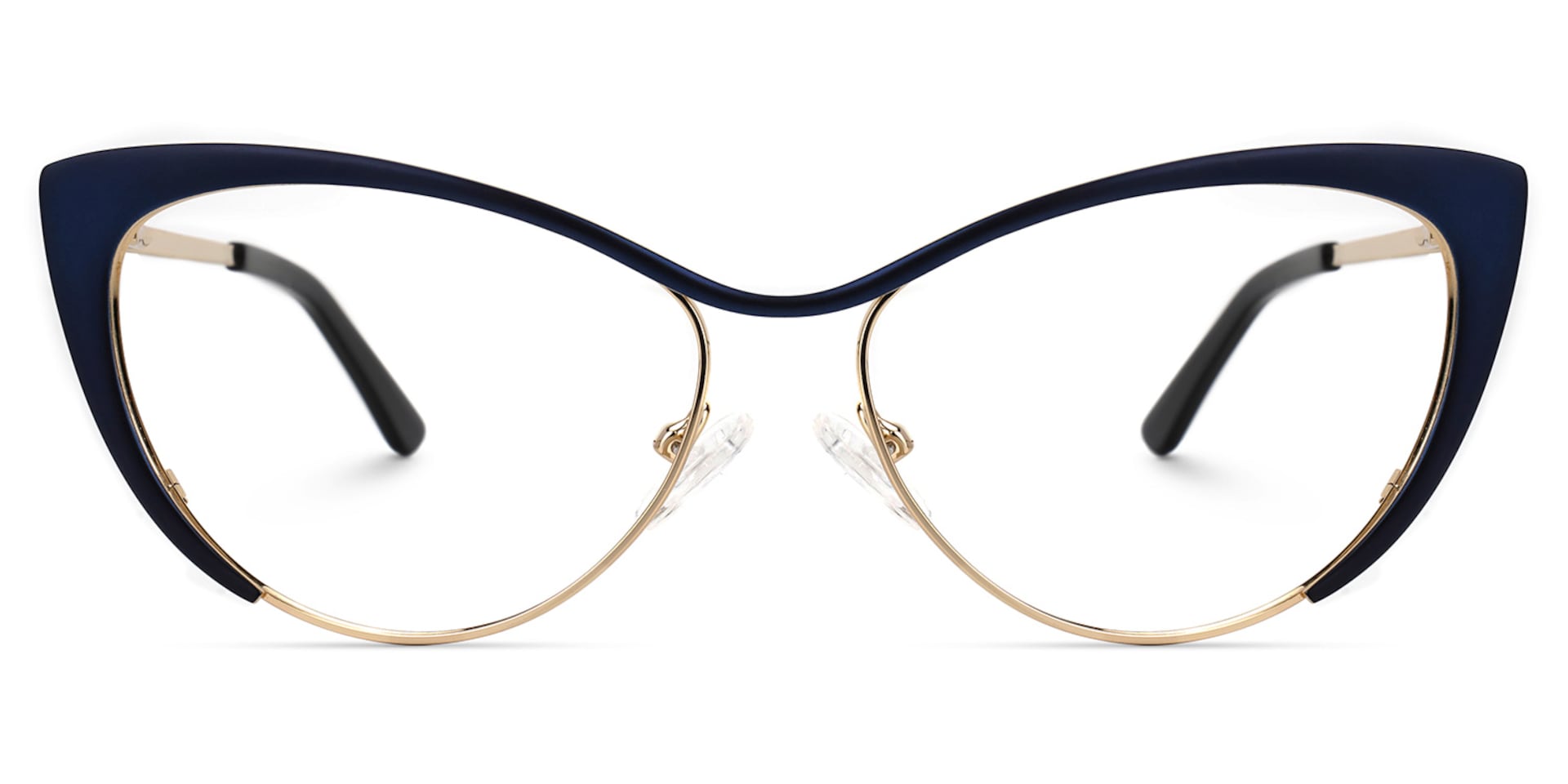 Cateye Dark Blue Glasses | Zeelool Eyeglasses0