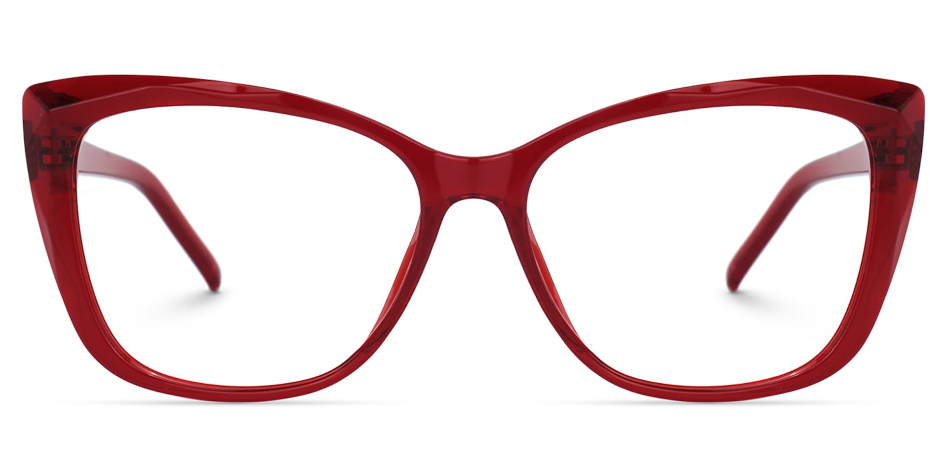 Farris Red Cat eye Frame Glasses for Women | Zeelool1