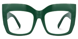 Alberta Cat Eye Green Glasses0