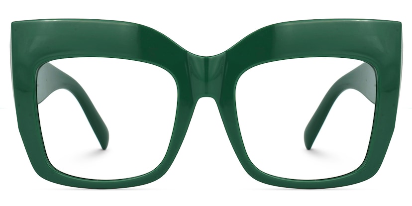 Alberta Cat Eye Green Glasses