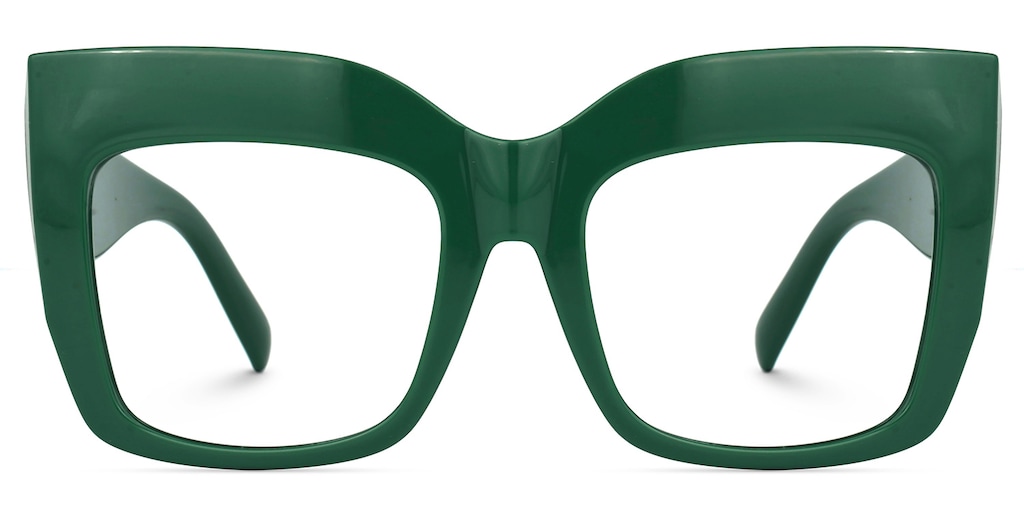 Alberta Cat Eye Green Glasses