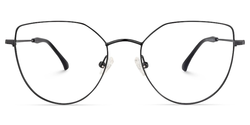 Doyle Cat Eye Black Glasses | Zeelool Glasses0
