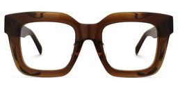 Trinity Tawny Square Glasses1