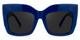 Alberta Cat Eye Blue Sunglasses0