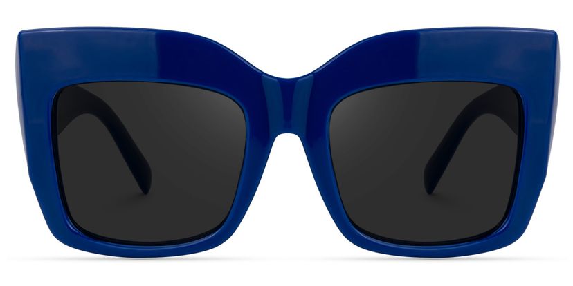 Alberta Cat Eye Blue Sunglasses