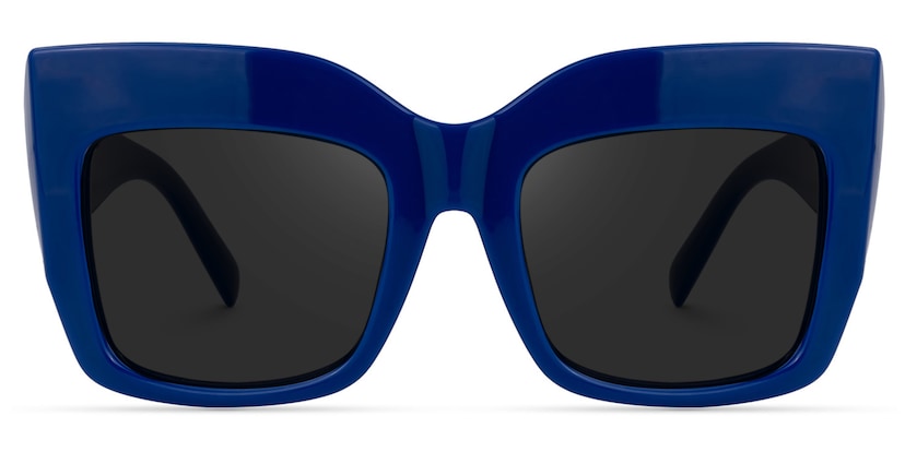 Alberta Cat Eye Blue Sunglasses