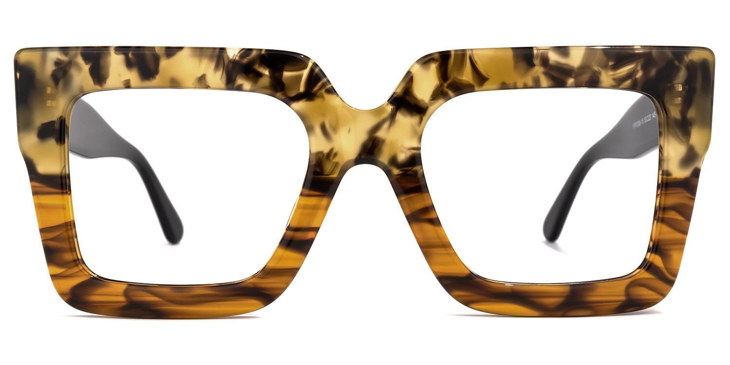 Brandon Square Brown Glasses | Zeelool Glasses0