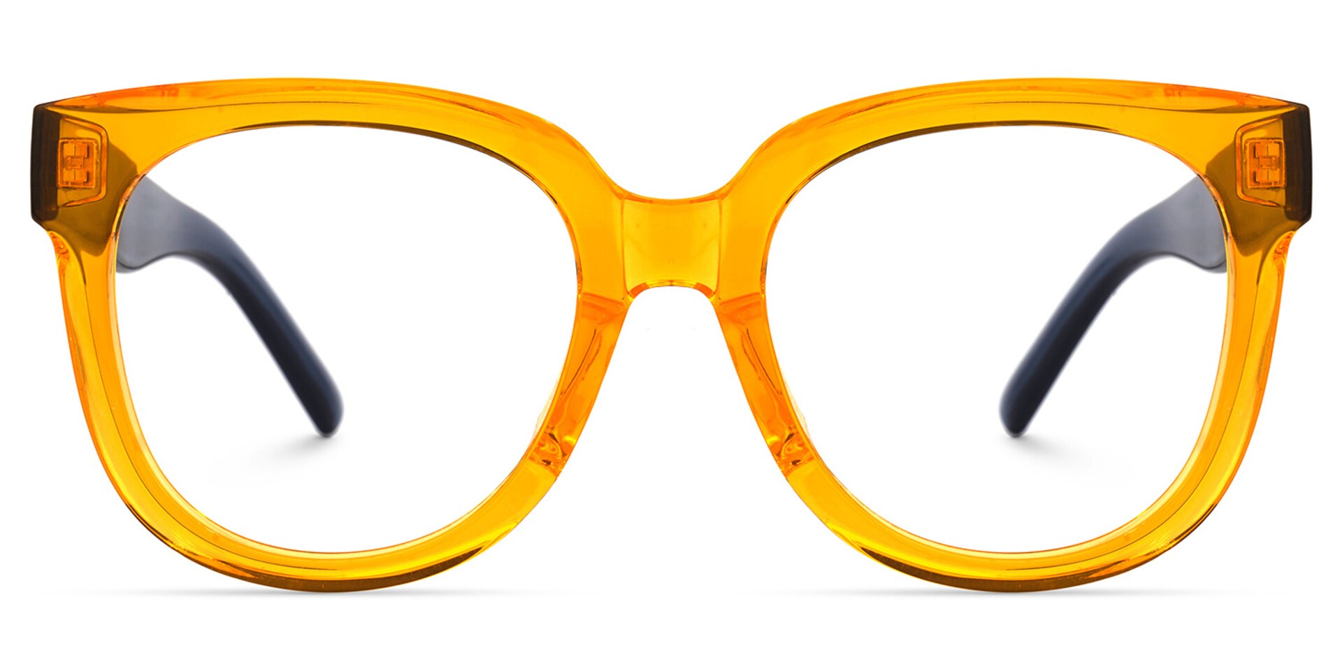 Harrell Square Orange Glasses | Zeelool Glasses0