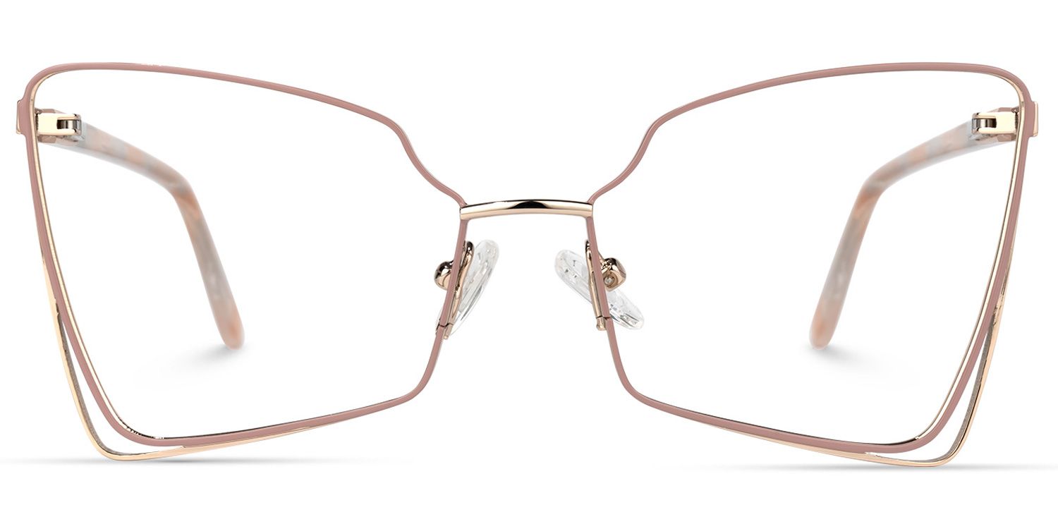Crespo Butterfly Beige Glasses | Zeelool Glasses0
