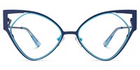 Eliana Cateye Blue Glasses0