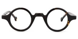Arale Tortoise Round Glasses0