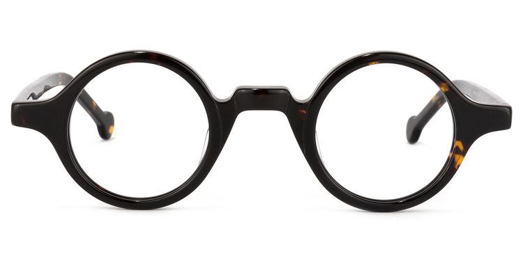 Arale Tortoise Round Glasses