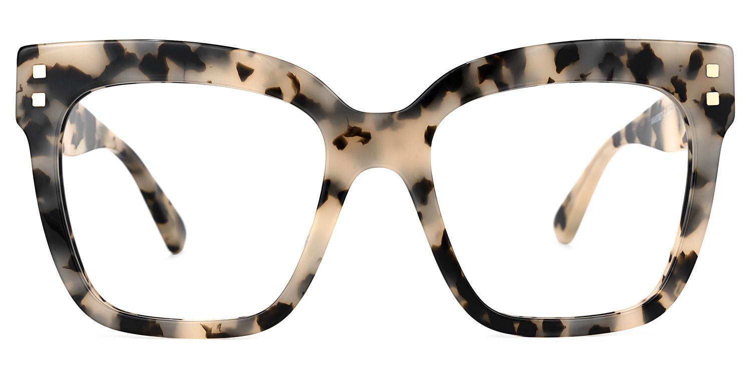 Minguela Square Brown-Tortoise Glasses | Zeelool Glasses0