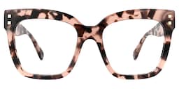 Minguela Square Pink-Tortoise Glasses2