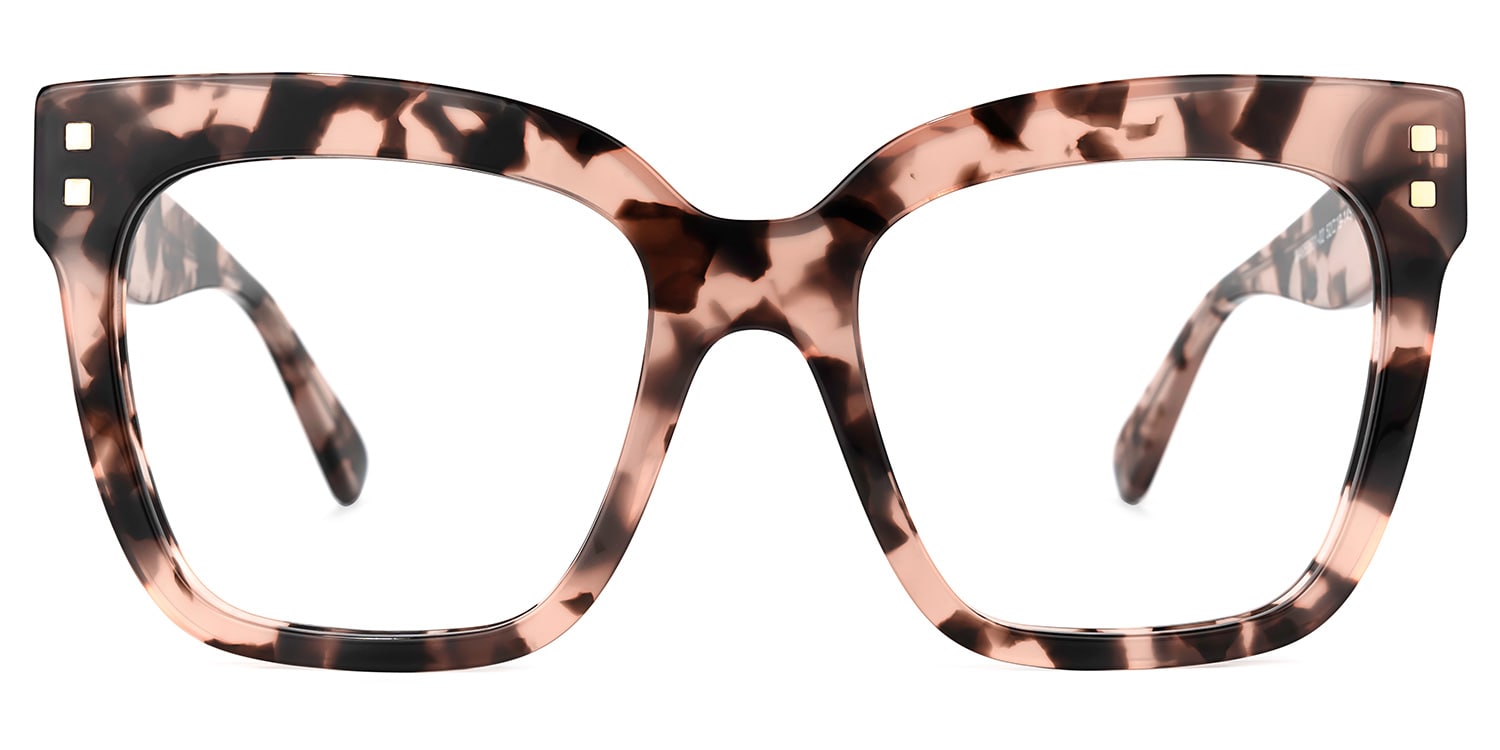 Minguela Square Pink-Tortoise Glasses