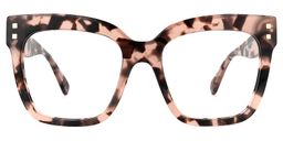 Minguela Square Pink-Tortoise Glasses0