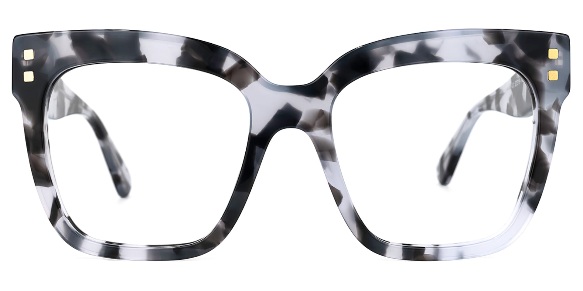 Minguela Square Gray-Tortoise Eyeglasses and Acetate Frames0