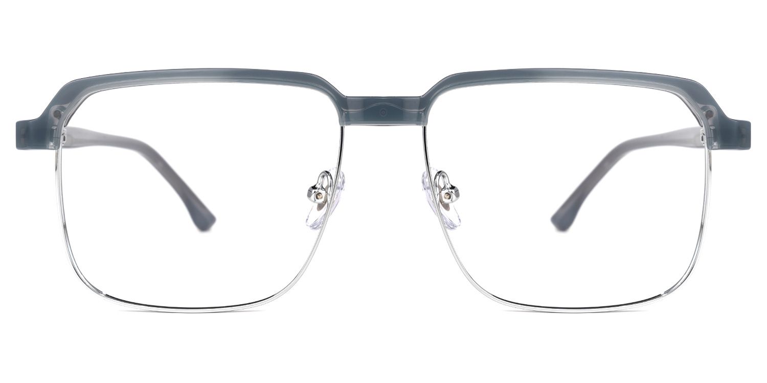 Cherron Browline Gray Glasses | Zeelool Glasses0