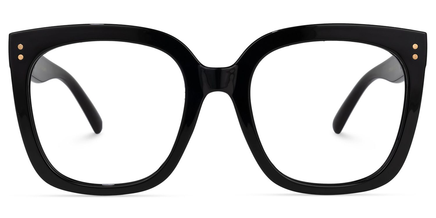 Ebony Square Black Glasses | Zeelool Glasses0