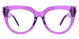 Miguel Cateye Purple Glasses0