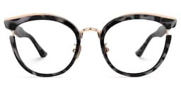 Laraine Cat Eye Light-Tortoise Glasses0