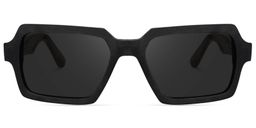Arthur Geometric Black Sunglasses0