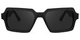 Arthur Geometric Black Sunglasses0