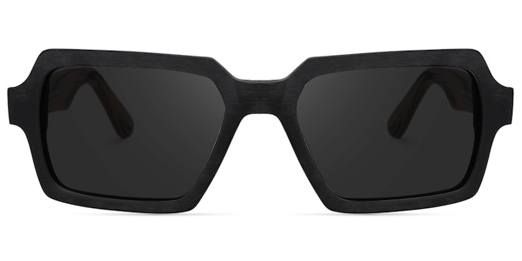 Arthur Geometric Black Sunglasses