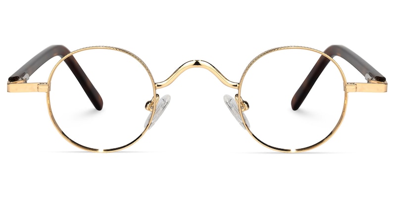 Cryssy Round Gold Glasses | Zeelool Glasses0