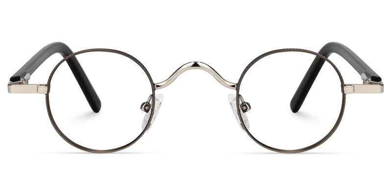 Cryssy Round Silver Glasses | Zeelool Glasses0