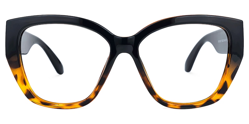 Rocio Square Two-Tone Glasses | Zeelool Glasses0