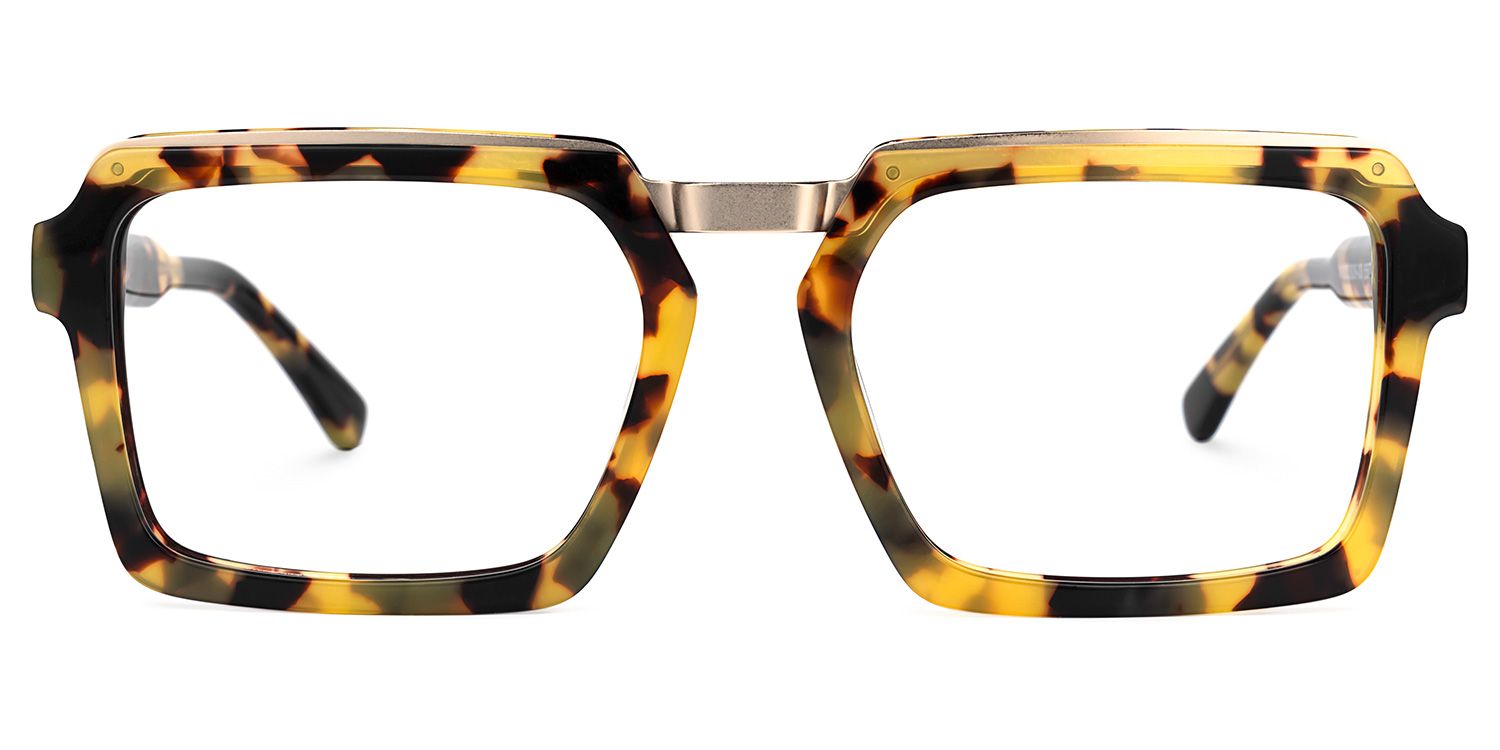 Pierson Square Tortoise Glasses | Zeelool Glasses