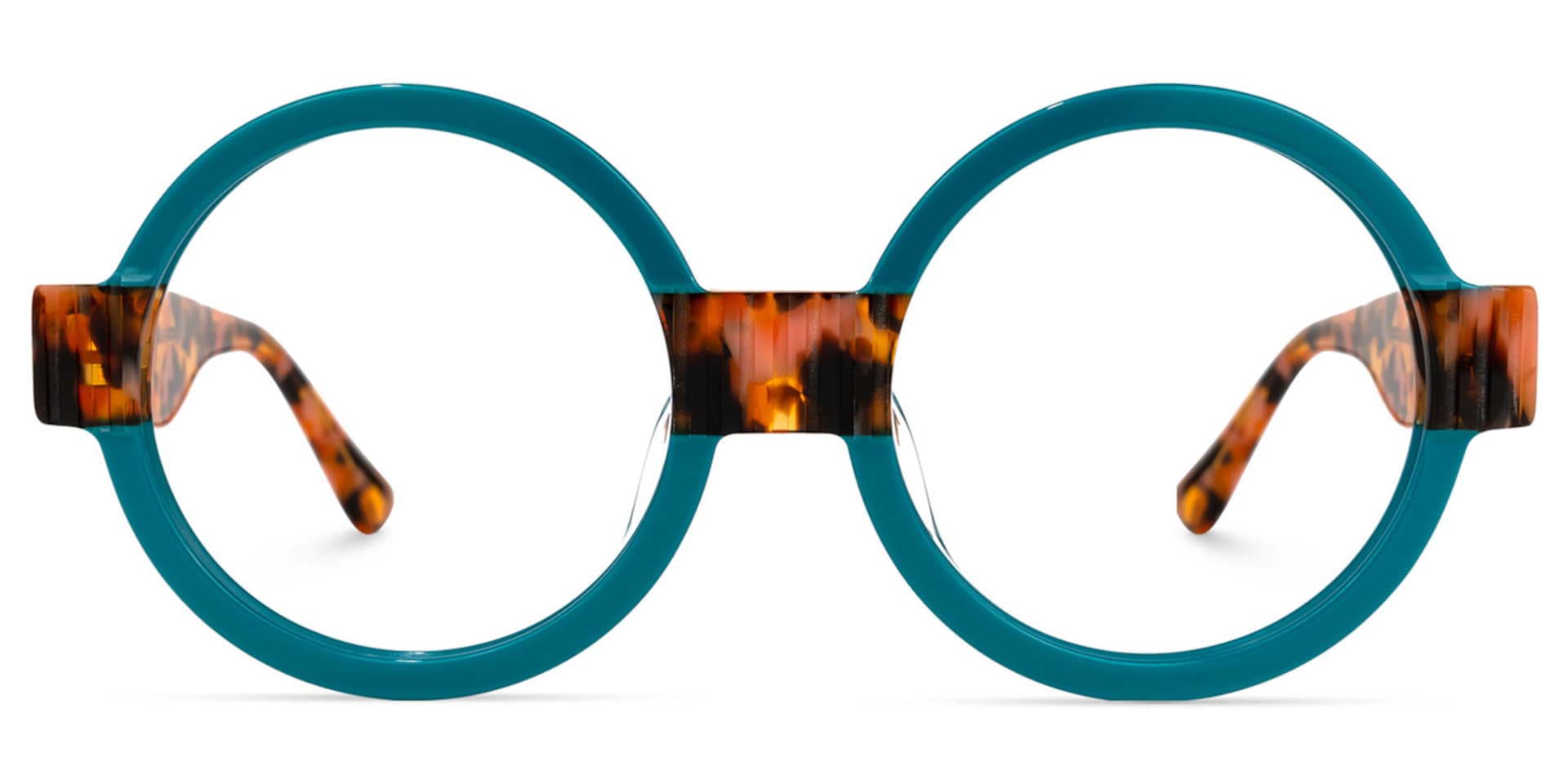 Lindsey Round Blue Frame Glasses | Zeelool0
