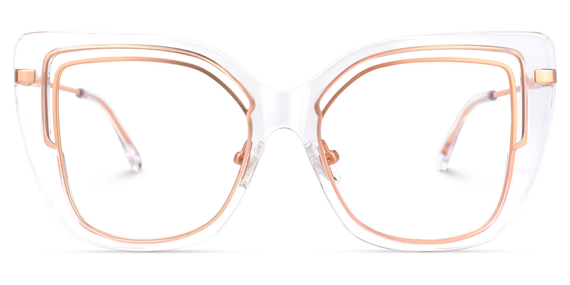 Celene Square Crystal Glasses | Zeelool Glasses0